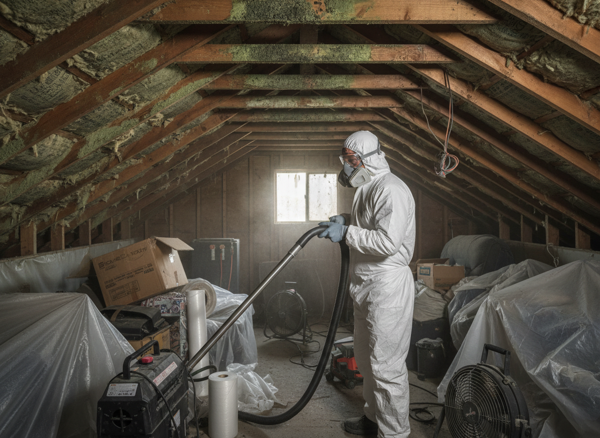 Attic Mold Remediation in Reseda, CA